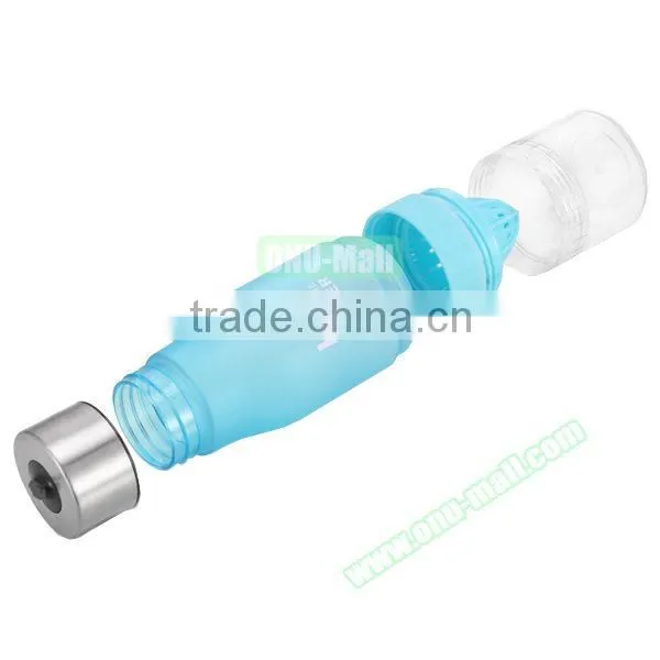 Free BPA 650ml Portable Food Grade Lemon Water Bottle With Fruit Infuser Quality Choice photo-2