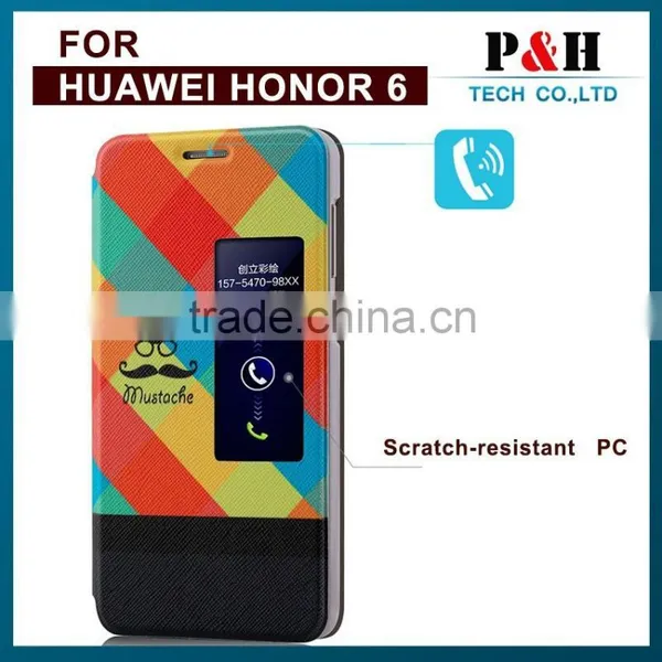 For Huawei Honor 6 Plus Case, Color Print Leather Case for Honor 6 Plus , For Honor 6 Plus Case photo-3