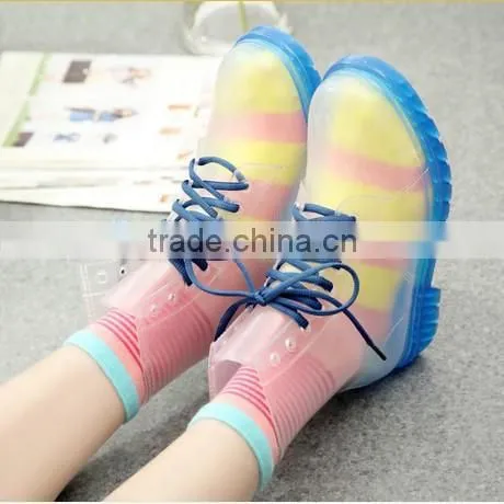 New Foreign Trade Children's Recreational Shoe Martin Shoes With Lock Laces Rain Boots photo-3