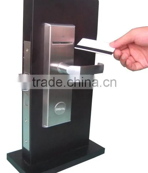 Smart IC Lock, rf Card Lock,hotel Card Lock,digital Door Lock,electronic Door Handle Lock,Euorpe RF Lock,hotel Room Card Lock photo-2
