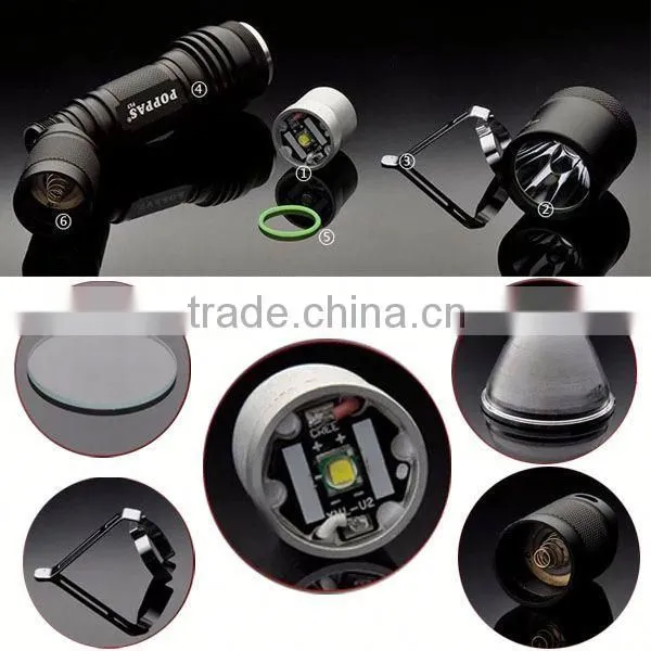 F17 XM-L T6 Led Flashlight Torches for 18650 Rechargeable Battery Led Flashlight High Power Hunting Lights photo-3