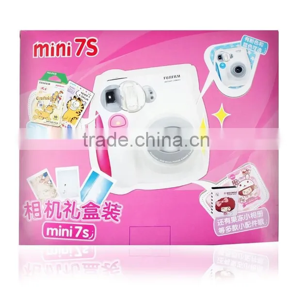 Beautiful Gift Package Fujifilm Instax Mini 7s Instant Film Blue Color Camera photo-4