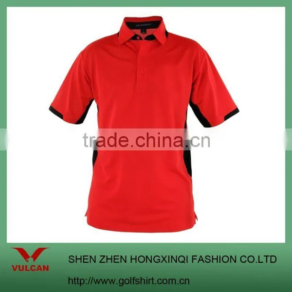 100% Polyester Dry fit quick dry Sport Shirts with color combinations