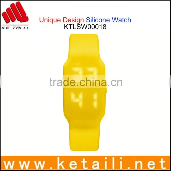 Cheap Promotional Gifts Silicone Rubber Wristband Watch, Silicone Sports Watch photo-5