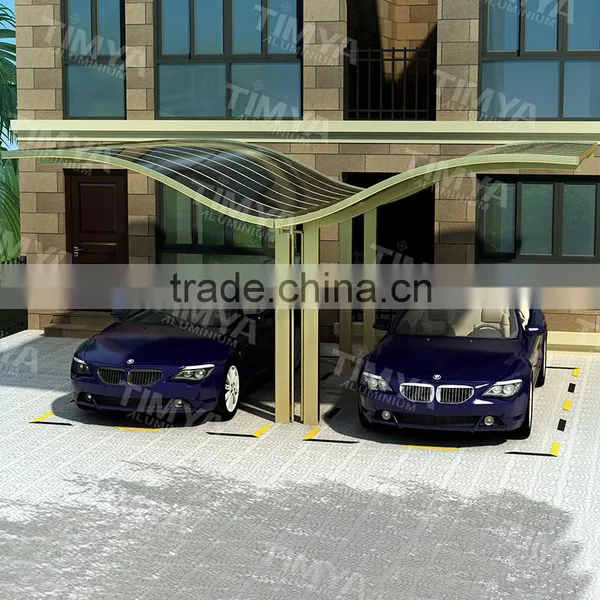 New Design Free Standing Aluminium Farme Carport . photo-3