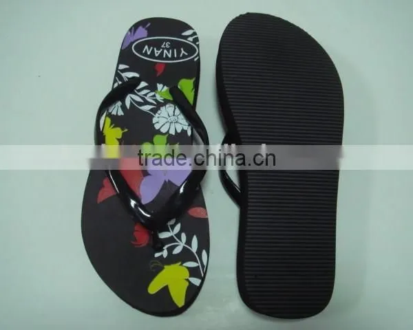663 LOULUEN Wholesale Women Fashional EVA Wedge Flip Flop Sandals photo-4