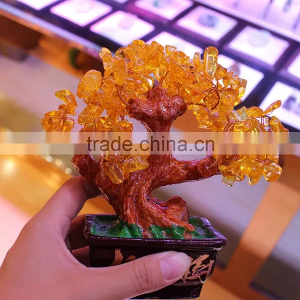 Natural Rock Colored Small Crystal Trees for Sale photo-3