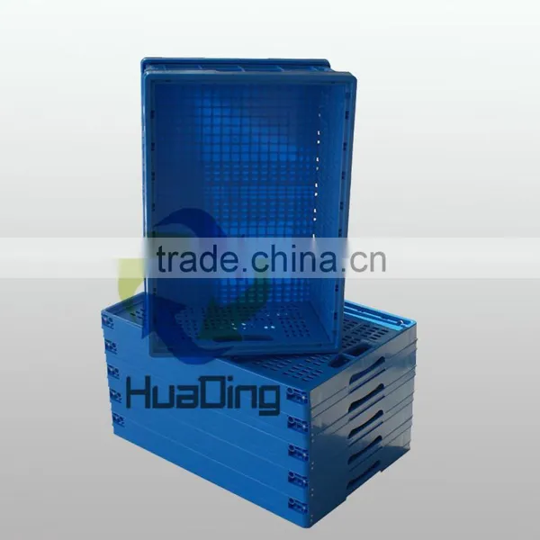 Plastic Collapsible Colorful Storage Tool Box/plastic Basket/multipurpose Plastic Box HDFG-604034C and CL photo-2