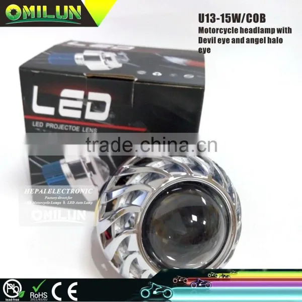 Factory Price Motorcycle Headlight With Devil Eye photo-2