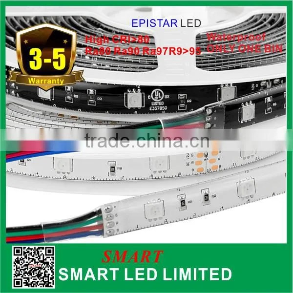 RGB+White Four Color in Single SMD5050 High Bright 14.4W Cutable 5m 300leds Flexible Led Strip