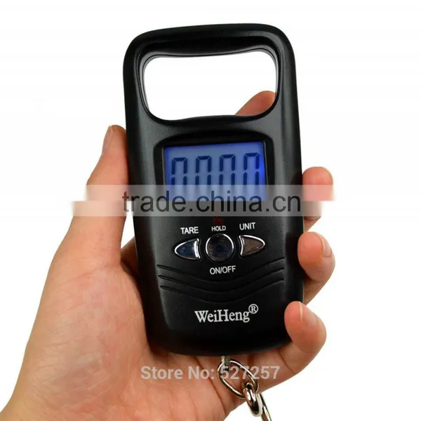 50Kg /5g Digital Hanging Luggage Fishing Pocket Weight Scale photo-2