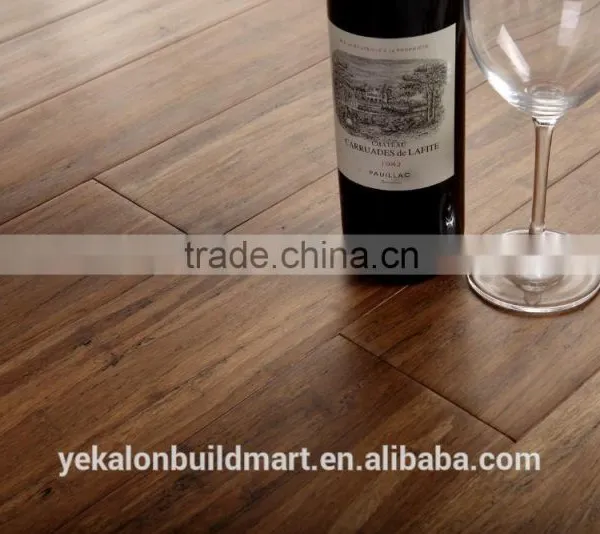 New Arrival Natural Solid Bamboo Flooring Market Teak Color Flooring Carbonized Bamboo Flooring,Durable Click Bamboo Parquet photo-3