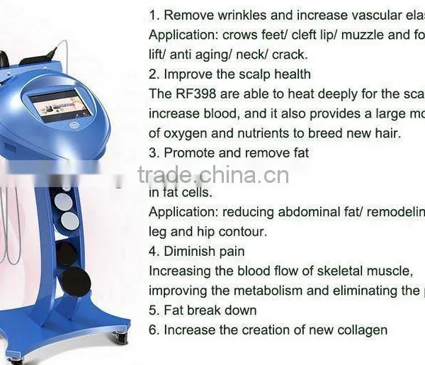 Ultrasonic Weight Loss Machine 2016 New Product Portable Rf Machine/rf Facial Machine/vacuum Cavitation Rf Machine Skin Rejuvenation photo-2