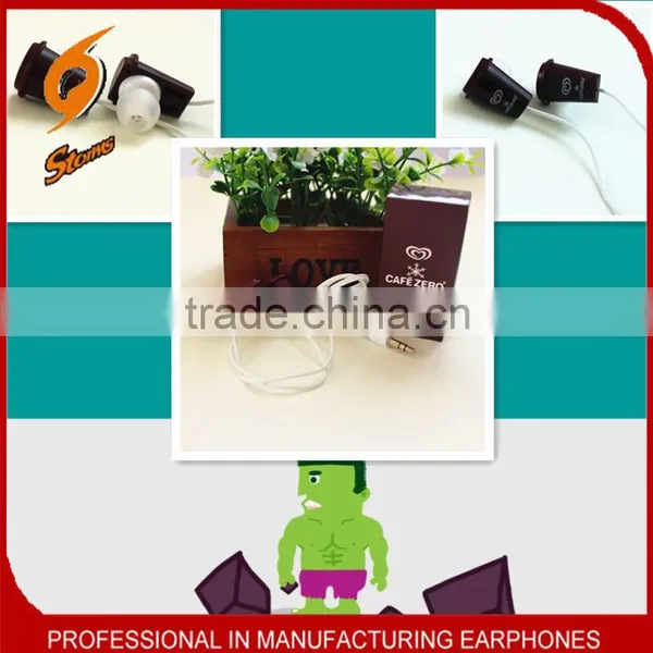 Promotion Cup Shape Earphones ,Custom Earphones In Bulk,Hot Sale Mobile Earphone photo-6