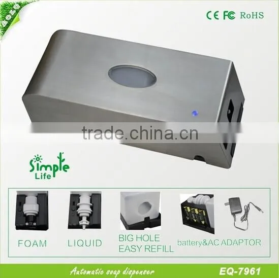 Stainless Steel Automatic Soap Dispenser,automatic Foam Soap Dispenser,liquid Hand Soap Dispenser