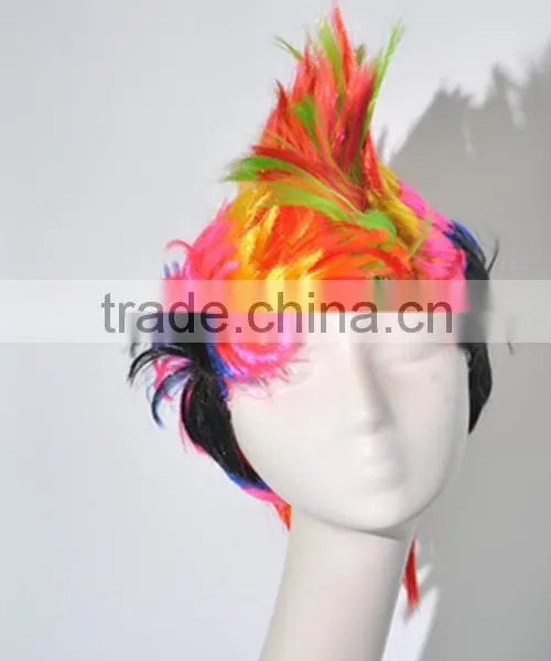 Crazy Color Cock Wig for Clown Cosplay Wig N366 photo-2