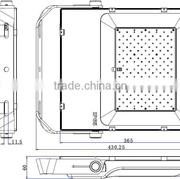 IP65 Waterproof Casing in Black Led Floodlight photo-2