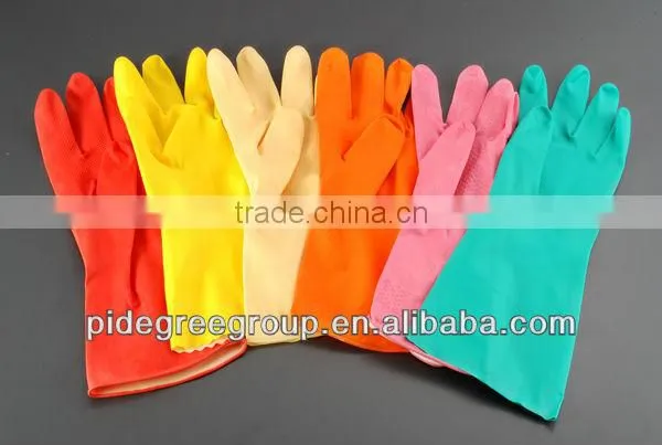 Latex Household Gloves/Rubber Household Gloves