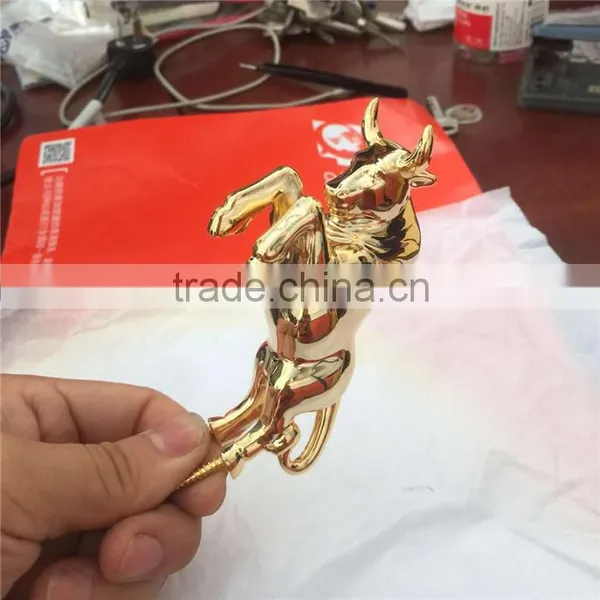 Cow Shape Style Advertising Artwork in Real Gold Plating and Chrome Plating photo-3
