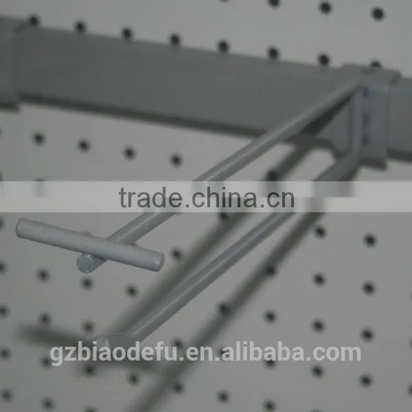 Chrome Metal Display Hook With Double Prong for Uprigh/post photo-2