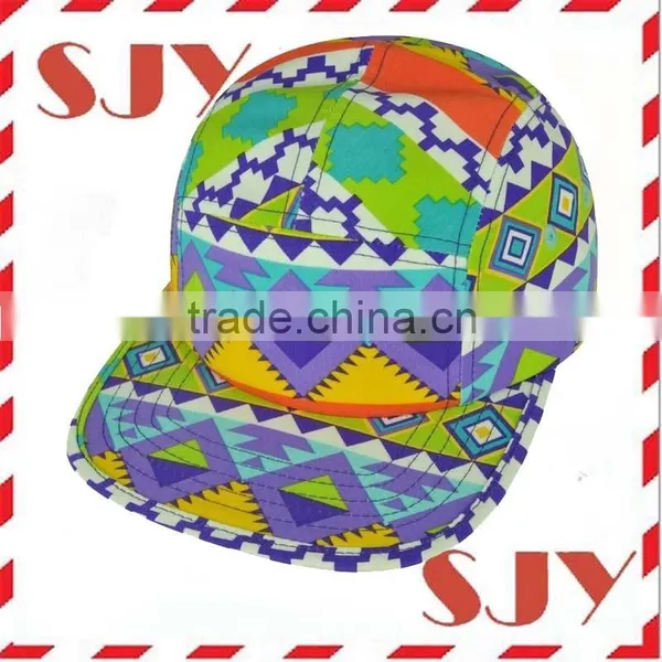 Blank Wholesale Custom 5 Panel Snapback Hat photo-5