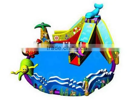 Commercial Inflatable Pool Water Park / Inflatable Water Park Games