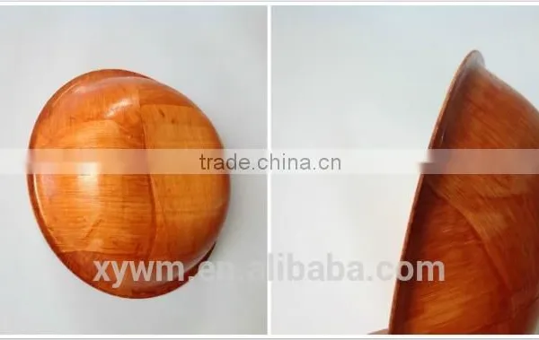 American Woven Woodenware Round Shape Salad Bowl photo-5