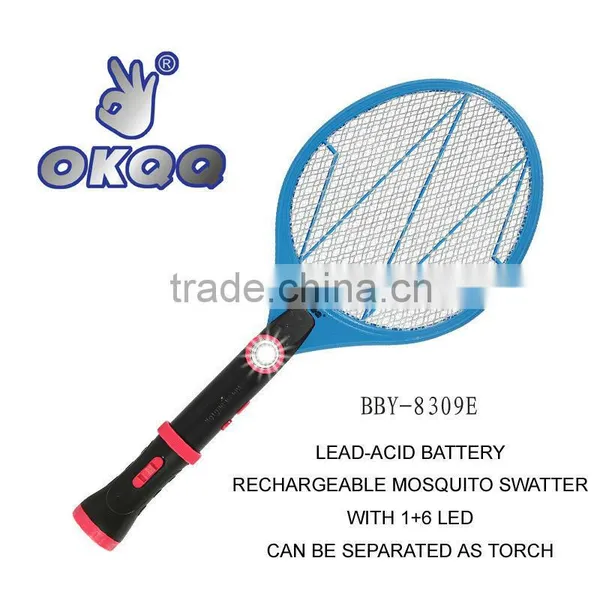 BBY-8309G LED TORCH ELECTRUC MOSQUITO SWATTER BAT ZAPPER photo-6