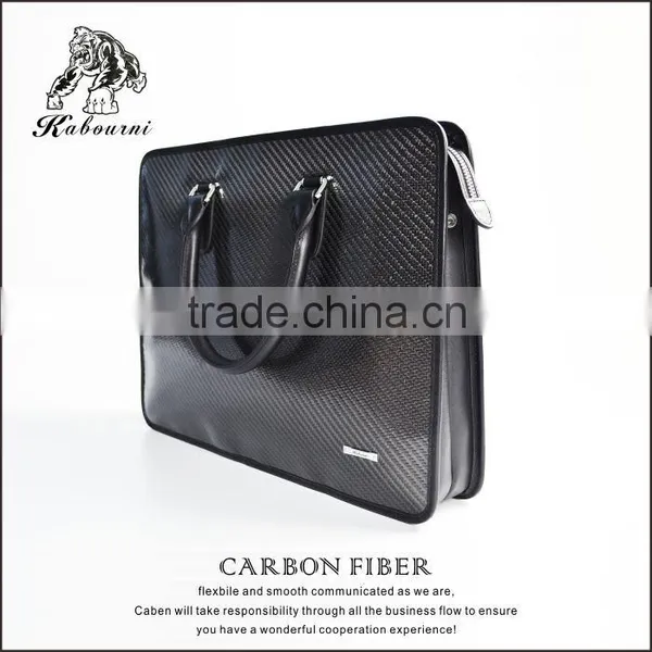 Super Excellent Men's Genuine Carbon Fiber TPU High End Business Briefcase Suppliers From Guangzhou China photo-6