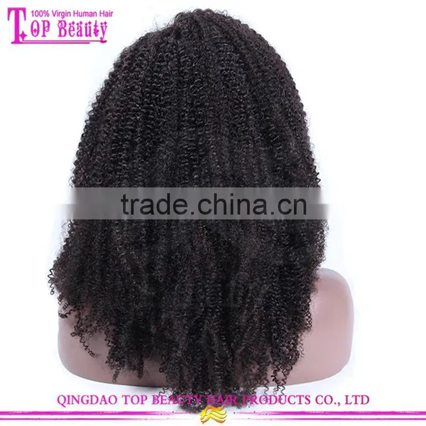 Luffy Hair Supply 22inch Afro Kinky Curly Full Lace Wigs Mongolian Kinky Curly Hair Wigs Popular Curly Afro Wigs for Black Women photo-4