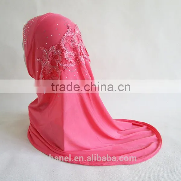 High Quality Wholesale Rhinestones Muslim Women Scarf Hijab Scarf photo-2