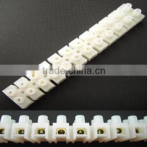 Full Size 10Pcs/Bag PE/PP/PA 12 Way Plastic Terminal Strip photo-3
