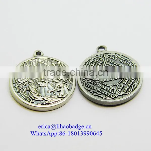 High Quality Customize Metal Coin/antique Silver/antique Bronze Coin With Eagle Logo in Any Size photo-2