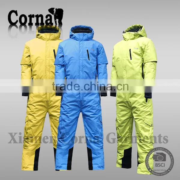 Winter Skiing Wear Waterproof Jumpsuits Fashion Mens Blazer Coat photo-3