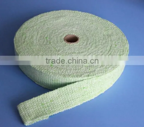 Bio-soluble Fiber Insulating Tape Reinforced With Fiber Glass and Stainless Steel