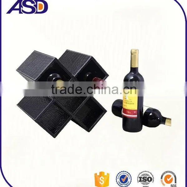Customized,leather,PU Leather Material Wine Rack