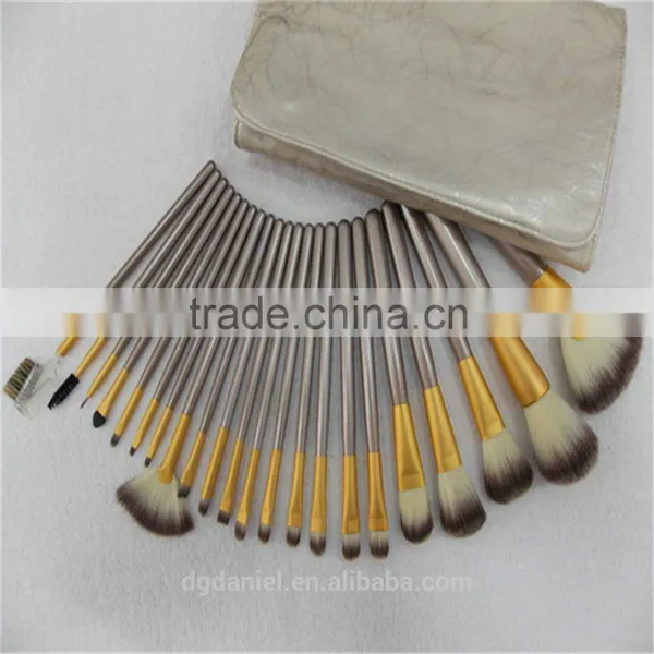 2014 9 Pcs Professional Wood Handle Makeup Brush Set photo-6