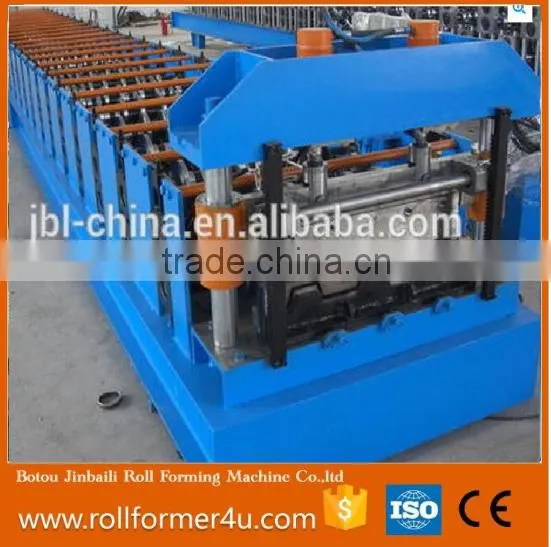 High Performance Floor Deck Plate Cold Roll Forming Machinery photo-5