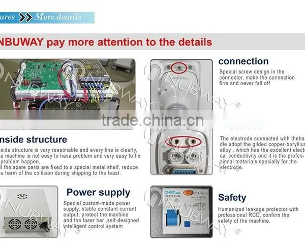 2014 Newest Multi Cooling 600W German Laser Bars High Power Medical 808nm Diode Laser Hair Removal Machine photo-5