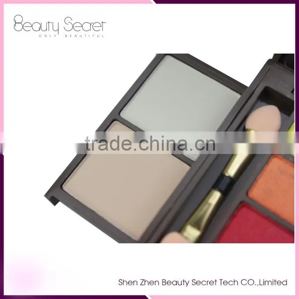 High Quality With Eyeshadow Brush Cosmetic 34 Warm Colors Eye Shadow Palette photo-4