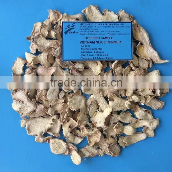 Dried Sliced Ginger - Vietnam best selling product
