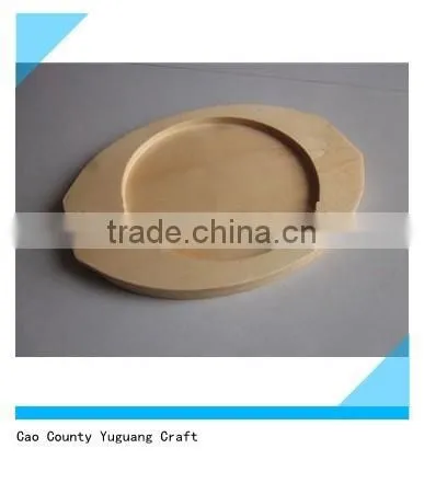 High Quality Unfinished Wood Dinner Plate for Dinner and Restaurant photo-2