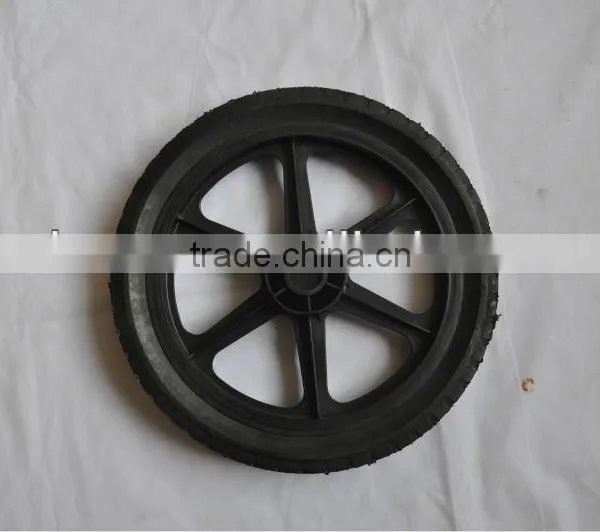 12" Small Plastic Rubber Wheel/6 Spoke Bicycle Wheel