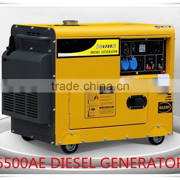 Super Silent 5000w Diesel Generator Set 6500AE With 186F Engine photo-3