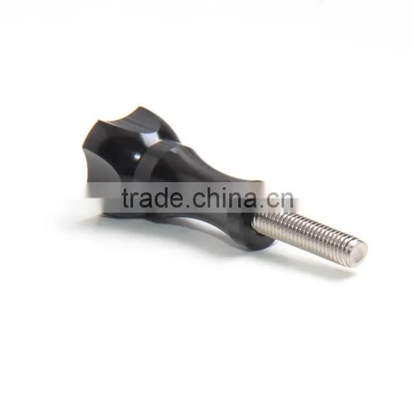 CNC Machined Alu Long Thumb Knob Screw Bolt for Gopros photo-2