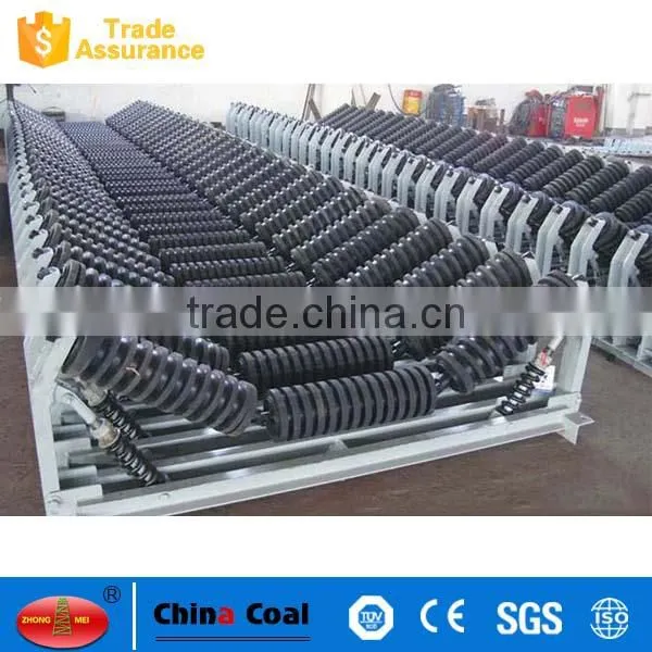 groove trough upper roller group