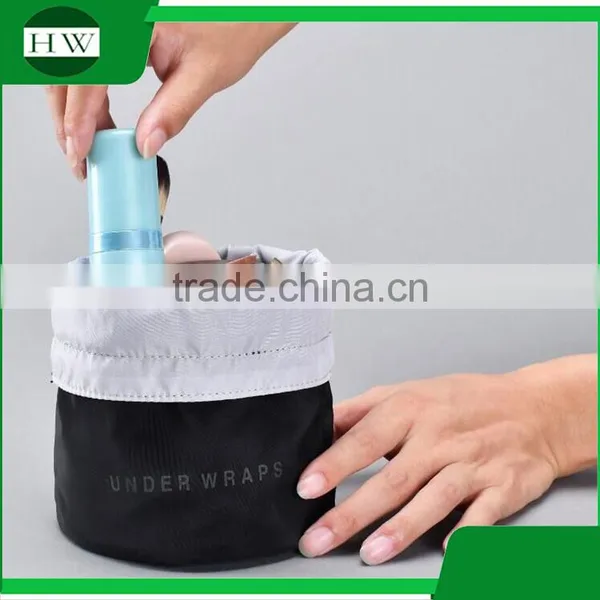 Fashion Foldable Round Shape Custom Transparent Men Toiletry Bag photo-3
