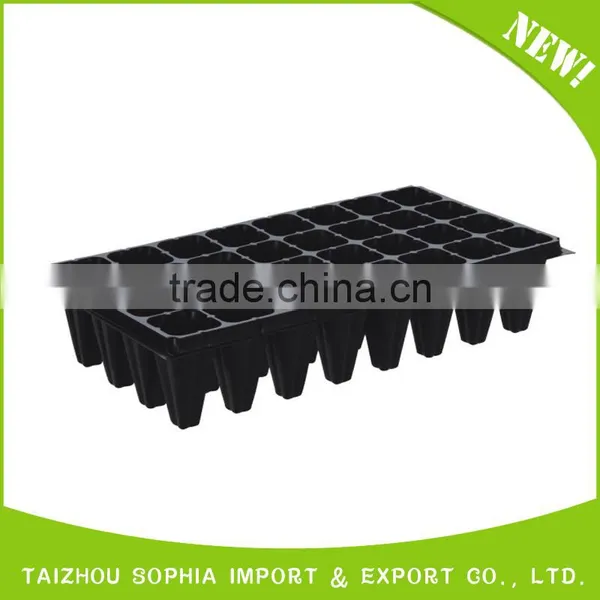 Good Reputation High Quality 512 Cells Black Plastic Plant Tray photo-4