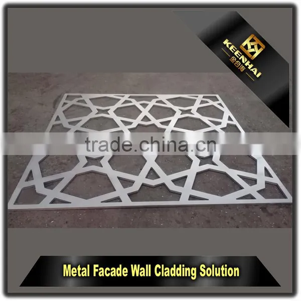 Laser Cutting Exterior Building Facade Panel Aluminum Curtain Wall Profile photo-6