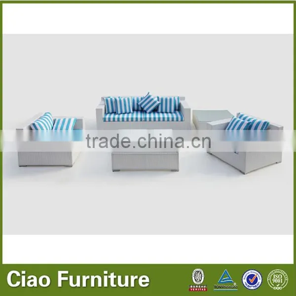 2016 Season Patio Wicker Furniture 4 Pcs Sectional Sofa Set photo-5